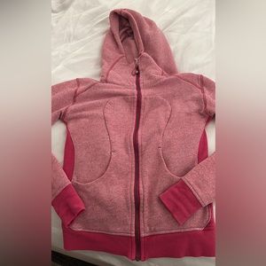 PINK LULULEMON HOODIE